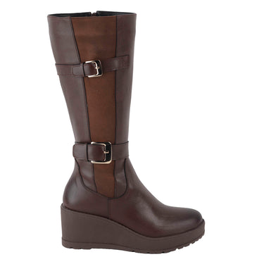 Botas Casuales Fratello Color Café para Mujer 8502