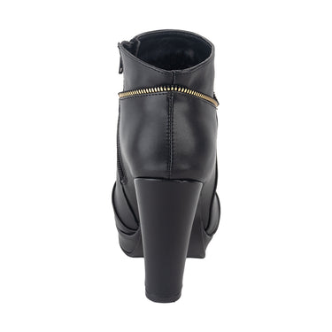 Botas Casuales Fratello Color Negro Para Mujer 0911