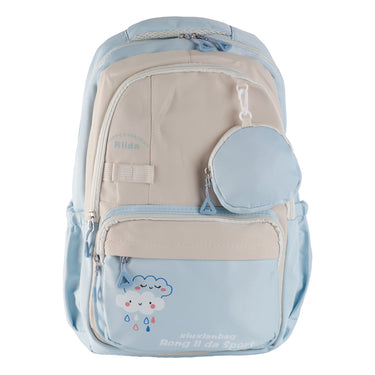 Mochila Escolar Fratello Color Azul Cielo Para Mujer 6655