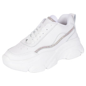 TENIS Fratello - CELESTE - BLANCO DORADO - 23/26