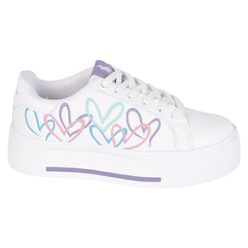 TENIS POLO HPC - 4073 - BLANCO LILA - 22/26