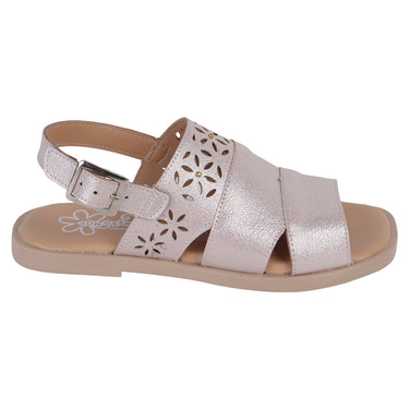 Sandalia Fratello Color Rosa Metálico Para Mujer 3003-2