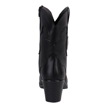 Botines Vaqueros Color Negro Fratello Para Mujer 0600