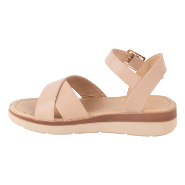 Sandalias Casuales Fratello Color Maquillaje para Mujer 0300