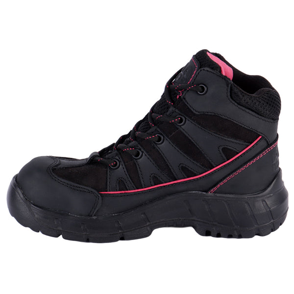 BOTA Fratello - 0326-R C/POLIAM - NEGRO ROSA - 22/26