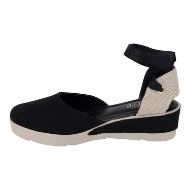 Alpargata De Plataforma Fratello Color Negro Para Mujer 2220