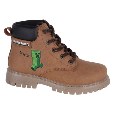 Botas Borcegos Minecraft Color Cajeta Para Niño Mi5312