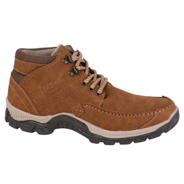 Bota Casual Tipo Nobuck Para Hombre  En Color Café 0840