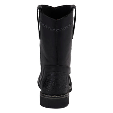 Bota Roper Piel Fratello Negro Para Hombre 0485imit.caguam