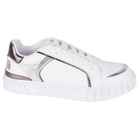 TENIS Fratello - 559B-24 - BLANCO PLATA - 23/26