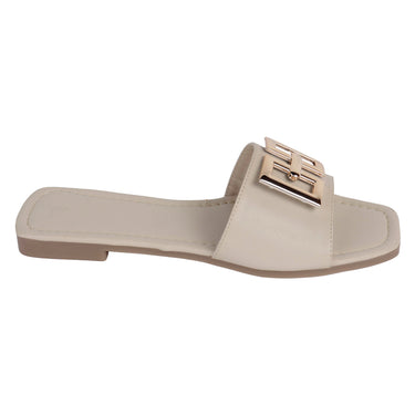Sandalias Destalonadas Fratello Color Beige Para Mujer 0158