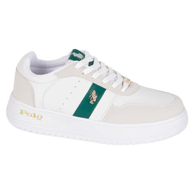 TENIS POLO HPC - 0641 - BLANCO GRIS VERDE - 22/26