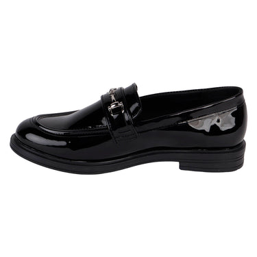 Mocasines De Charol Color Negro Fratello Para Mujer 0084