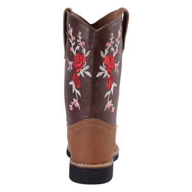 Bota Vaquera Fratello Color Cobre Para Mujer 277-5