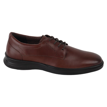 Flexi calzado casual de piel color coñac para hombre 423101