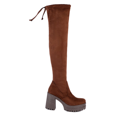 Bota Alta Color Café Fratello Para Mujer 24600