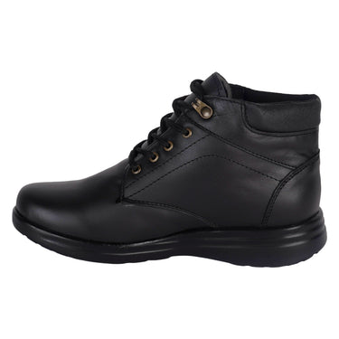 Botines Confort De Piel Fratello Color Negro Para Mujer 1015