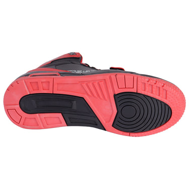 Tenis Urbanos de Bota Fratello Color Rojo con Negro para Hombre 0014