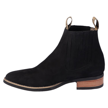 Botín Vaquero Fratello Color Negro Para Hombre 0048