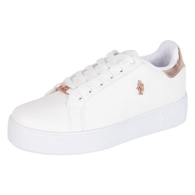 TENIS POLO HPC - 0917 - BLANCO ORO ROSADO - 22/26