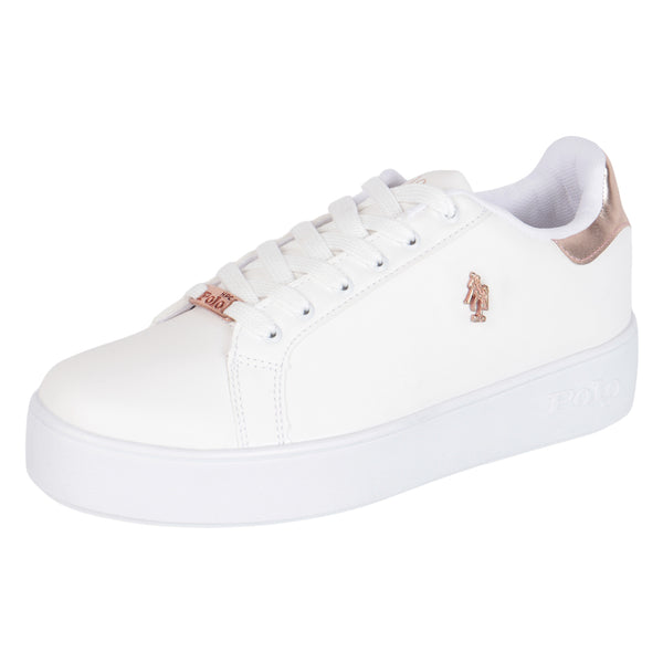 TENIS POLO HPC - 0917 - BLANCO ORO ROSADO - 22/26