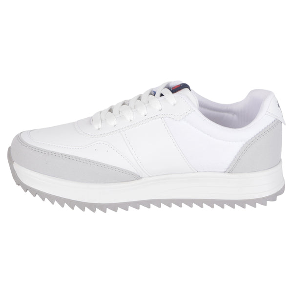 TENIS TOMMY HILL - 4018 - BLANCO GRIS - 22/26