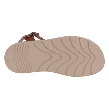 Sandalias Suela Alta Fratello Color Tan Para Mujer 0310