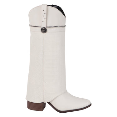Botas Vaqueras Con Capucha Latte Fratello Para Mujer 0288
