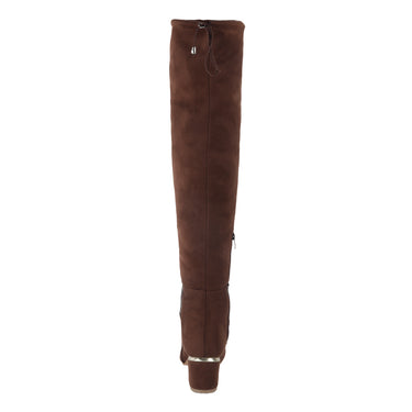 Botas de Tubo Alto Hasta la Rodilla Fratello Color Café para Mujer 1307