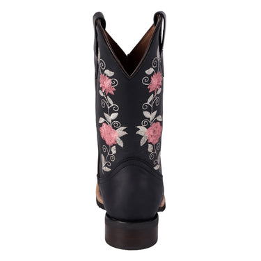 Botas Vaqueras De Piel Color Negro Fratello Para Mujer 2006