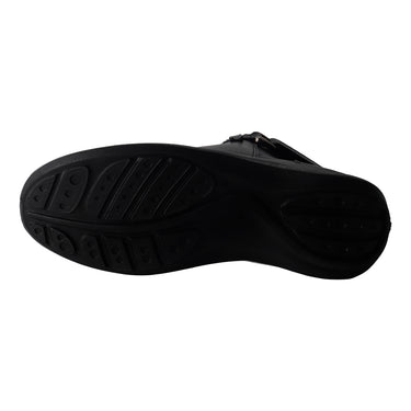 Botín Casual Verde Tabaco Color Negro Para Mujer 8003