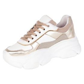 TENIS Fratello - FANNY - BLANCO ORO - 23/26