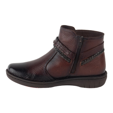 Botines Casuales de Piel Lobo Solo Color Besani Para Mujer 5865