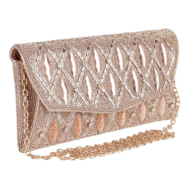 Bolso de Mano Fratello Color Oro Rosado para Mujer 6273M
