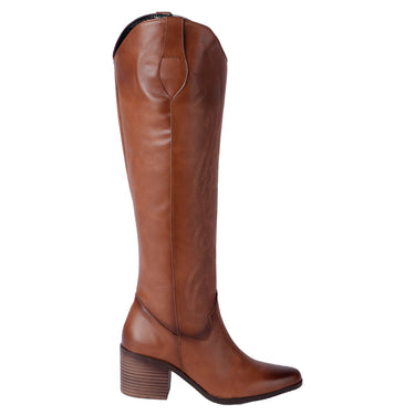 Botas Altas Color Café Fratello Para Mujer 9850