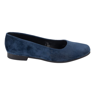 Flats Casuales en Gamuza Fratello Color Azul para Mujer 0377