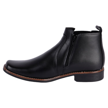 Fratello Botín Casual Color Negro De Piel Para Hombre 2010
