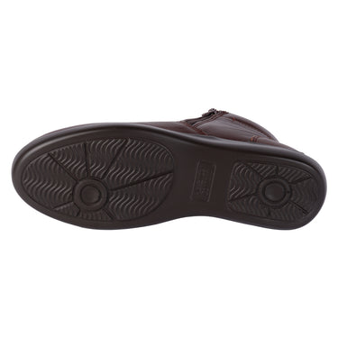 Botines Casuales De Piel Color Café Fratello Para Mujer 1506