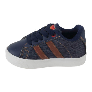 Tenis Casuales Fratello Color Marino Para Niño 0326