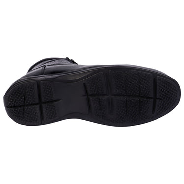 Botín Casual Para Hombre Hecho En Piel Color Negro 1091