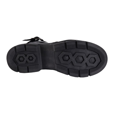 Botín Casual de Piel Fratello Color Negro Par Mujer 2200