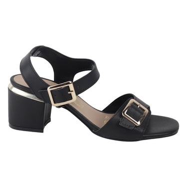 Zapatillas Abiertas Fratello Color Negro Para Mujer 1942