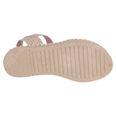 Sandalias Suela Alta Fratello Multicolor Para Mujer 0205