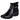 Botines Casuales Piel Color Negro Fratello Para Mujer 1161