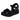 Sandalias De Cuña Fratello Color Negro Para Mujer 2457