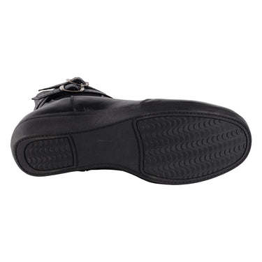 Botín Casual de Piel Fratello Color Negro Para Mujer 1157