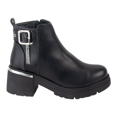 Botas Casuales Fratello Color Negro Para Mujer 26941