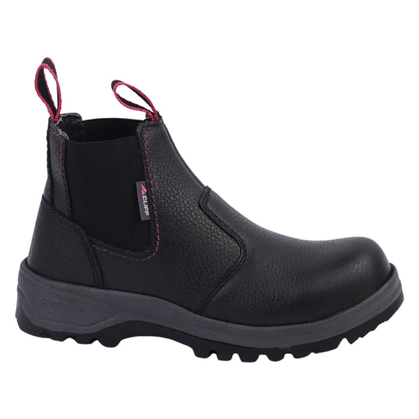 ZAPATO CLIFF - 2111 C/CASCO - NEGRO - 22/26