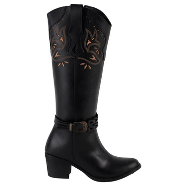 Botas de Tubo Alto Maquech Color Negro para Mujer 0894