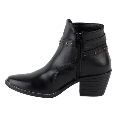 Fratello Botines Vaquero de Piel Color Negro Para Mujer 0716